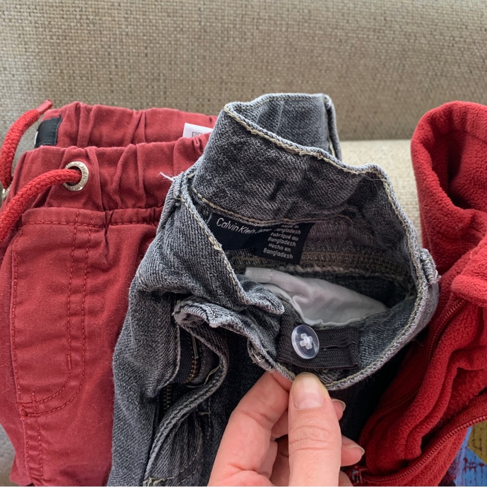 Lot of Boys Winter Fall Clothing Size 5 6 Long Sleeve Shirt Fleece Pajamas Pants - Picture 6 of 7